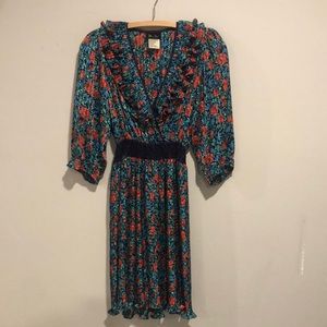 Vintage Diane Fres Flowered Dress